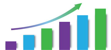 Graph with upward arrow