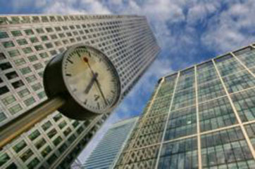 Canary Wharf clock